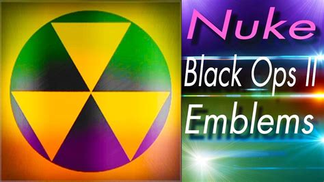 Nuketown Nuke Emblem Tutorial Black Ops 2 Emblems Easy Youtube