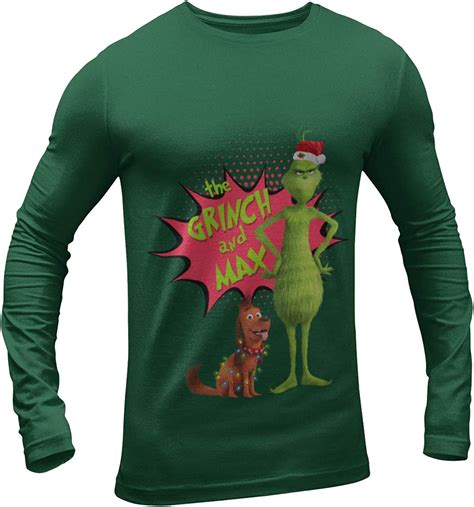 Grinch Christmas Long Sleeve Shirt For Men Ugly Christmas For Men T