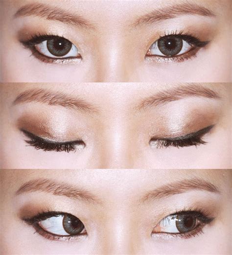 Korean Eye Makeup For Monolid And Double Eyelid Korean Site