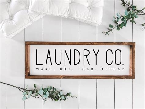 laundry co farmhouse sign laundry room sign farmhouse etsy in 2020 laundry room decor diy