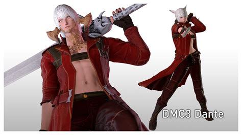 Dmc Dante The Glamour Dresser Final Fantasy Xiv Mods And More
