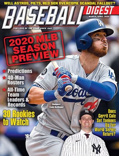 Baseball Digest Magazine Subscription Magazines About Baseball