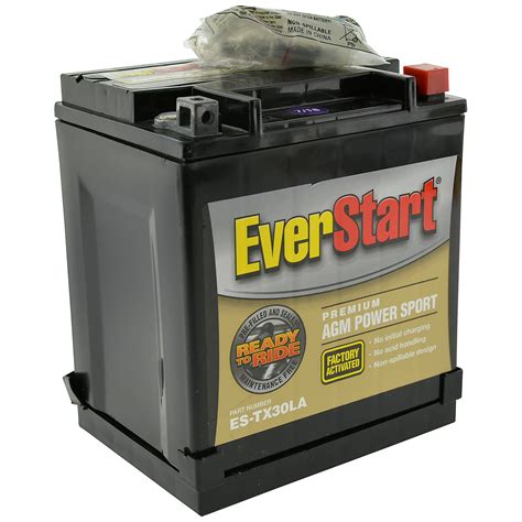 Everstart Premium Agm Power Sport Battery Group Size Es Tx L Volt My
