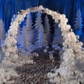 Winter Balloon Arch - Stumps | Winter wonderland centerpieces, Winter ...