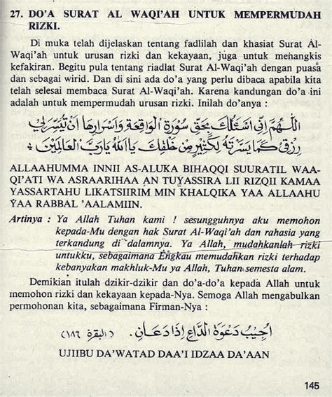 Al Waqiah Surat Untuk Melapangkan Rezeki Dan Mendatangkan Kekayaan