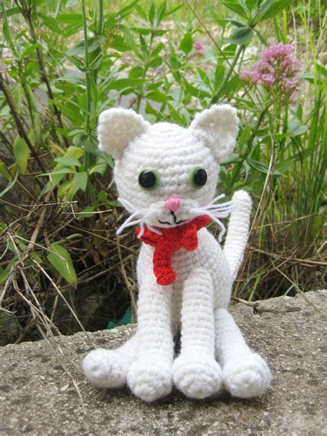 crochet pattern amigurumi white cat amigurumi cat pattern etsy crochet cat pattern cat