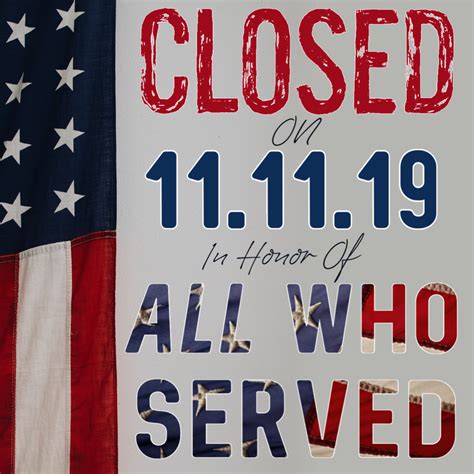 Closed Veterans Day Stephens County Genealogy Library