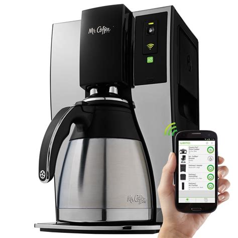 Mr Coffee Smart Wifi Enabled Wemo 10 Cup Optimal Brew Coffeemaker