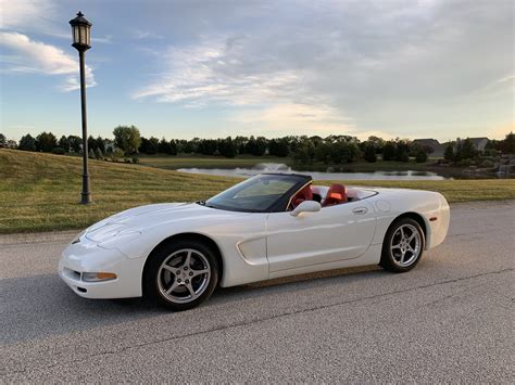 Fs For Sale 2001 Corvette Convertible White With Red Interior