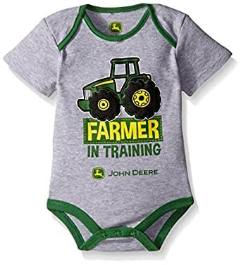 Super soft and cozy fabric fun screen print generous. Amazon.com: John Deere Baby Boys' Farmer In Training ...