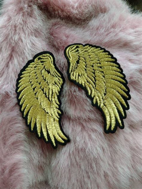 Wings Patch Angel Wings Bird Wings Gold Wings Patches Backpack Etsy