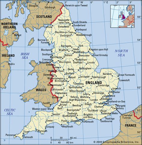 Gedetailleerde Kaart Zuid Engeland Kaart Vogels