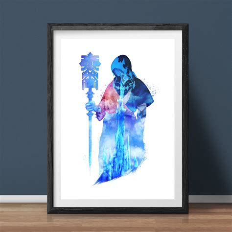 Crystal Exarch FFXIV Poster Prints A A A A Wall Art Etsy