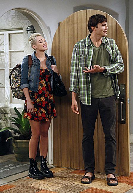 Miley Cyrus Is A Sass Machine In These Two And A Half Men Pics Miley