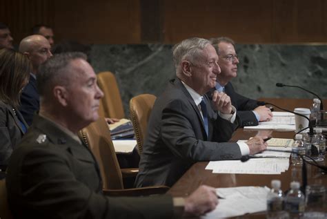 Mattis And Dunford Make Rare Joint Press Appearance At Pentagon