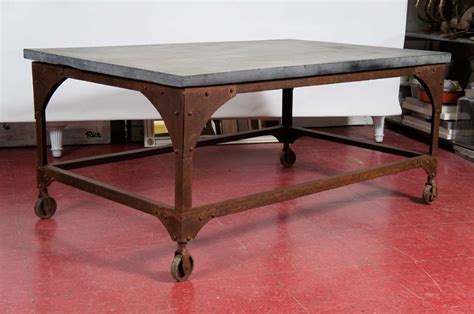 Amazon coyote_sc stone & beam. Industrial Belgian Blue Stone and Iron Coffee Table at 1stdibs
