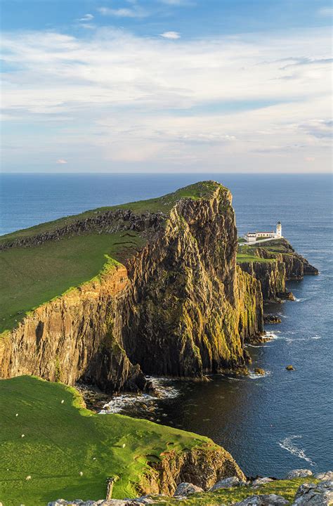Lighthouse Neist Point Isle Of Skye Photograph By Peter Adams