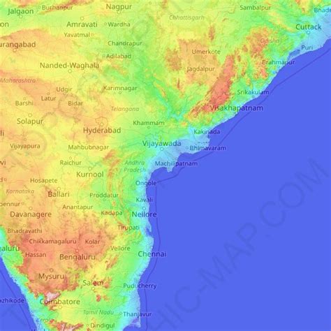 Andhra Pradesh Map Posted By Samantha Johnson