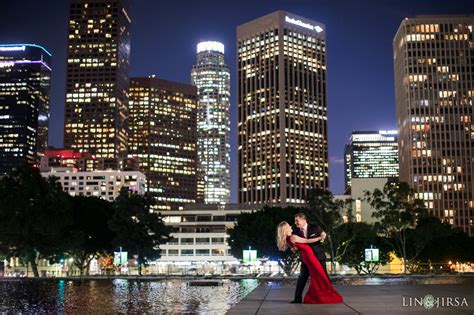 Downtown Los Angeles Engagement Sarah And Marc