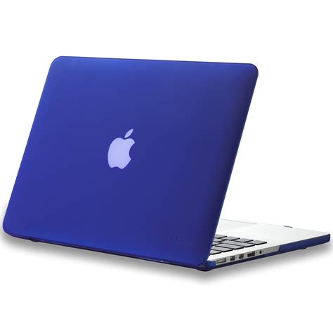 Kuzy Retina 13 Inch Navy Blue Rubberized Hard Case For Macbook Pro 13