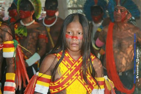 Kayapó Indios Brasileiros Roupas Indigenas Xingu