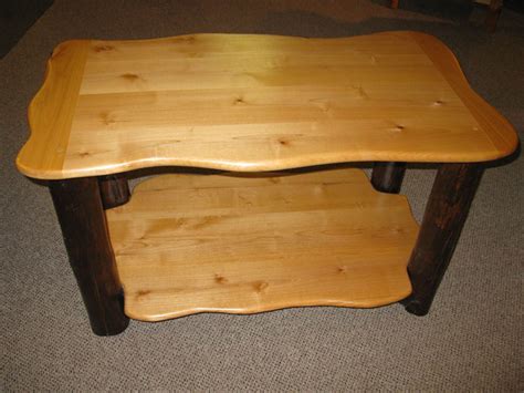Cog coffee table 31'' black. Northwest Handmade Furniture | Alder Coffee Table