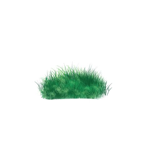 Hand Painted Lush Green Grass And Spring Grass Grass Greenery A Mass