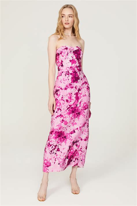 Floral Faille Dress By Ml Monique Lhuillier For 65 Rent The Runway