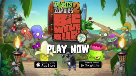 Трейлер Plants Vs Zombies 2 Big Wave Beach Part 2 Play Now Trailer