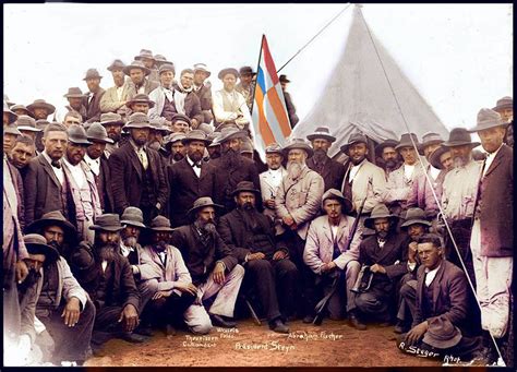 Group Photo Of Boer Fighters Of The Anglo Boer War 1899 1902 World