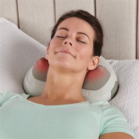 The Reclined Neck And Shoulder Massager Hammacher Schlemmer