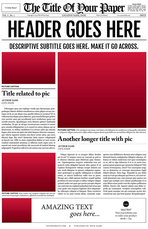 Start the piece with the most important details, as well as the most compelling information about the who, what, where, when, why and how of the story. Old Style Newspaper Template | Newspaper template design, Newspaper template, Newspaper article ...