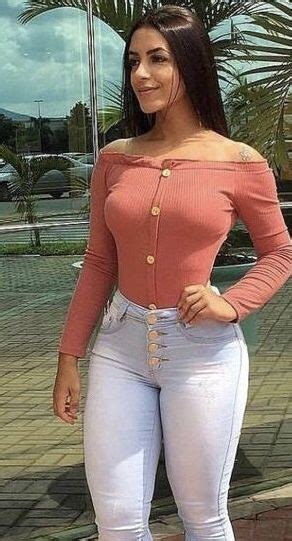 Wife Material Jeans Ass Tight Pants Beautiful Curves White Jeans