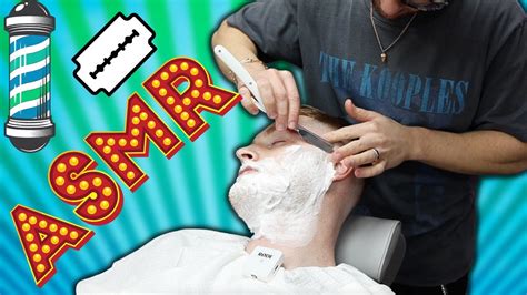 ASMR Highly Relaxing Hot Towel London Barbershop Shave
