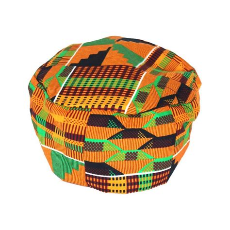 Kente Kufi Hat African Kufi Hat 100 Cotton One Size Unisex Wholesale African Kufi African Hat