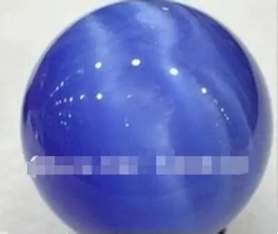 60mm Blue Mexican Opal Sphere Crystal Ball Gemstone AAA Statues