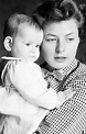 Ingrid Bergman with eleven-month-old daughter Isabella Rossellini, 1953 ...