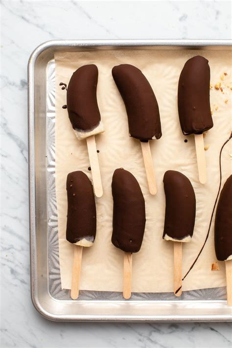 chocolate covered banana pops healthy 3 ingredient dessert from my