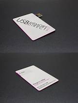 Pictures of Business Card With Memory Chip