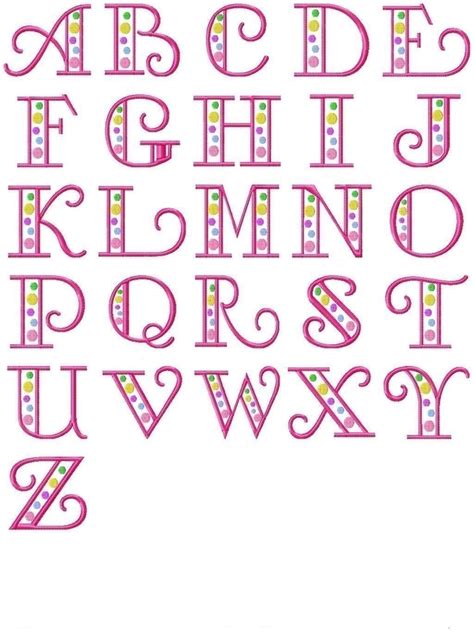 Hand Embroidery Alphabet Fonts Free Web Best Embroidery Fonts