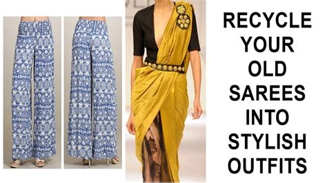 3 Ways To Recycle Old Sarees Youtube
