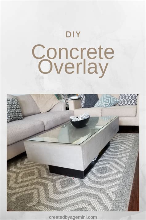 Check spelling or type a new query. Concrete Overlay Coffee table | Coffee table, Concrete diy, Concrete coffee table