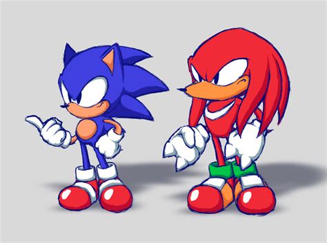 Sonic And Knuckles By Dupreedraws On Newgrounds