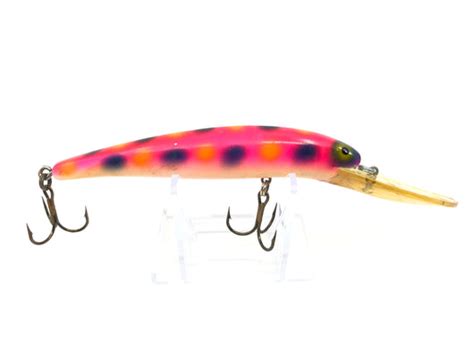 Bomber Long A 25a Pink With Purple Polka Dots Color Screwtail My Bait