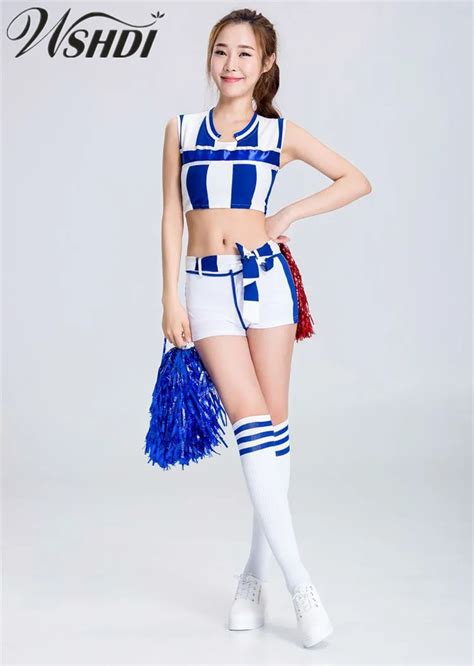 2018 new sexy high school girls cheerleader costume sexy school sports cheerleading outfit tops