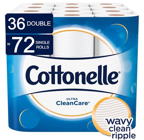 Cottonelle Ultra Cleancare Toilet Paper 36 Double Rolls