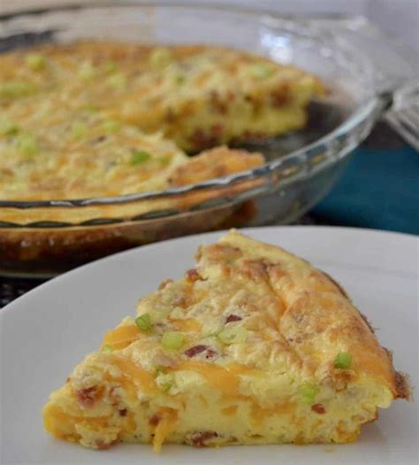 Bacon Cheddar Crustless Quiche Recipe Quiche Recipes Easy