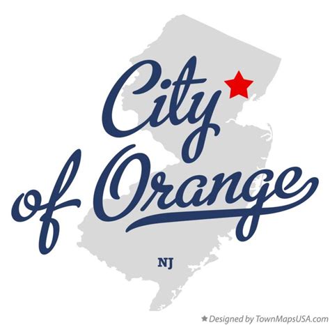 Map Of City Of Orange Nj New Jersey