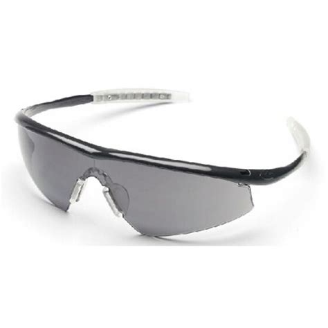 tremor safety glasses with onyx frame and gray lens crews safety glasses mcrtm112