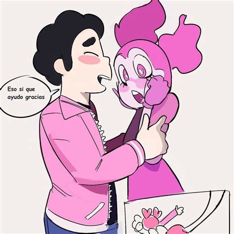 Imágenes y cómics de Steven y Spinel Steven universe diamantes Steven Cómics